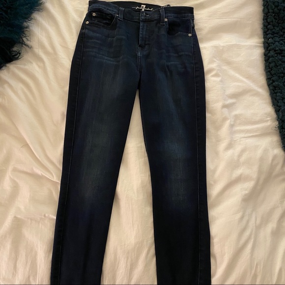 🦋7FAM Gwenevere High-Waist Ankle Skinny Jean - Picture 5 of 6